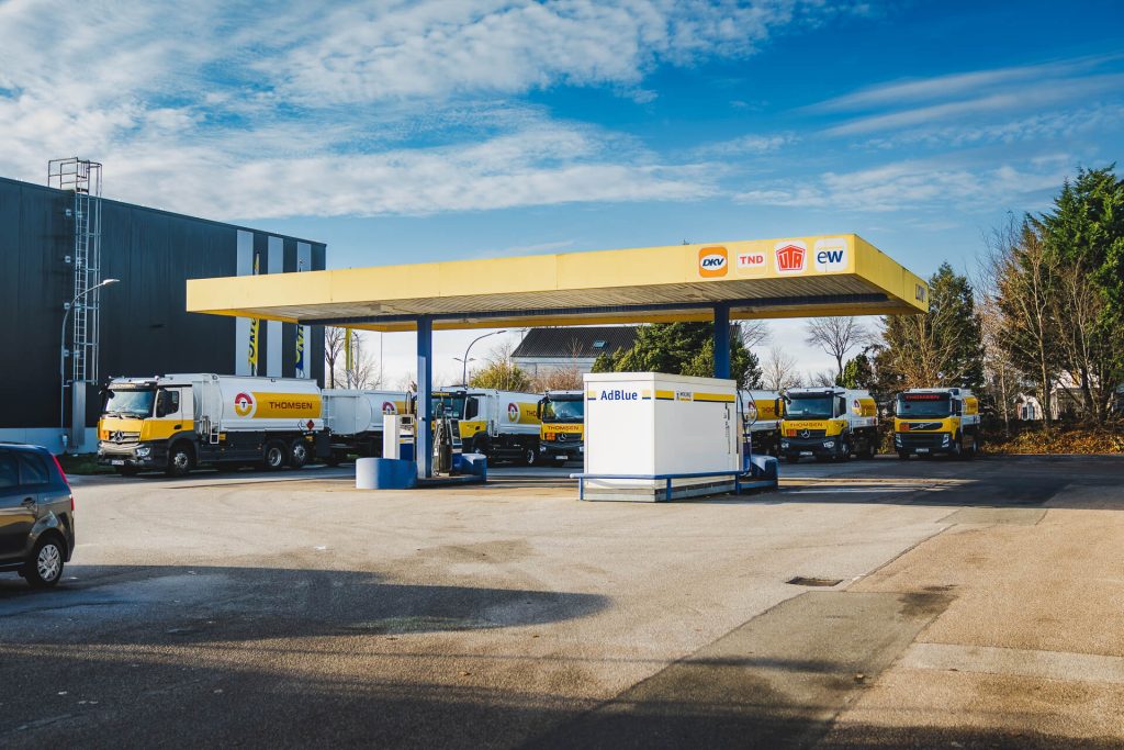 Tankstelle auch für LKWs