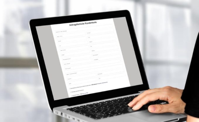 Kundenkarte online beantragen